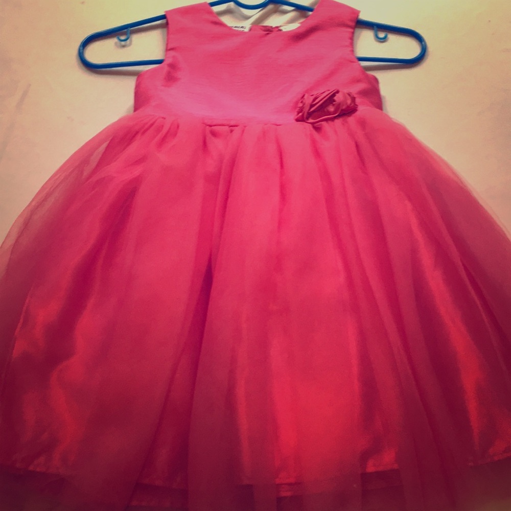 Puffy pink children’s dress